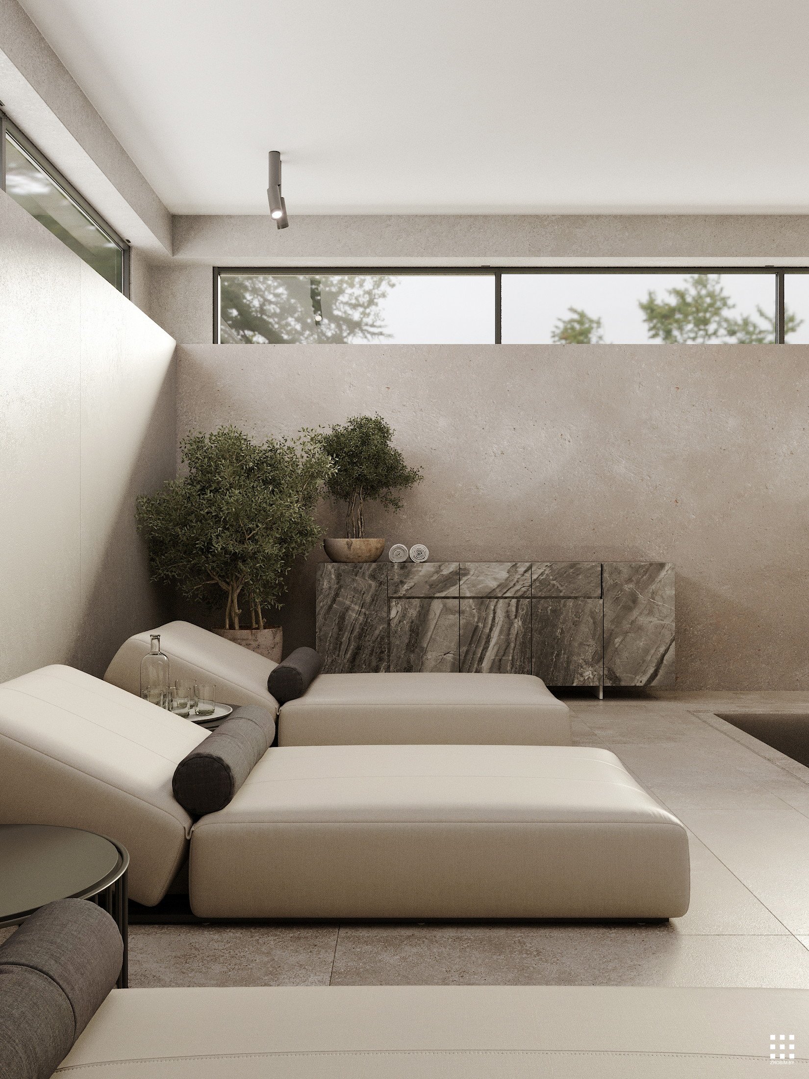 Дизайн дома SQUARE HOUSE INTERIOR от «ZROBIM architects»