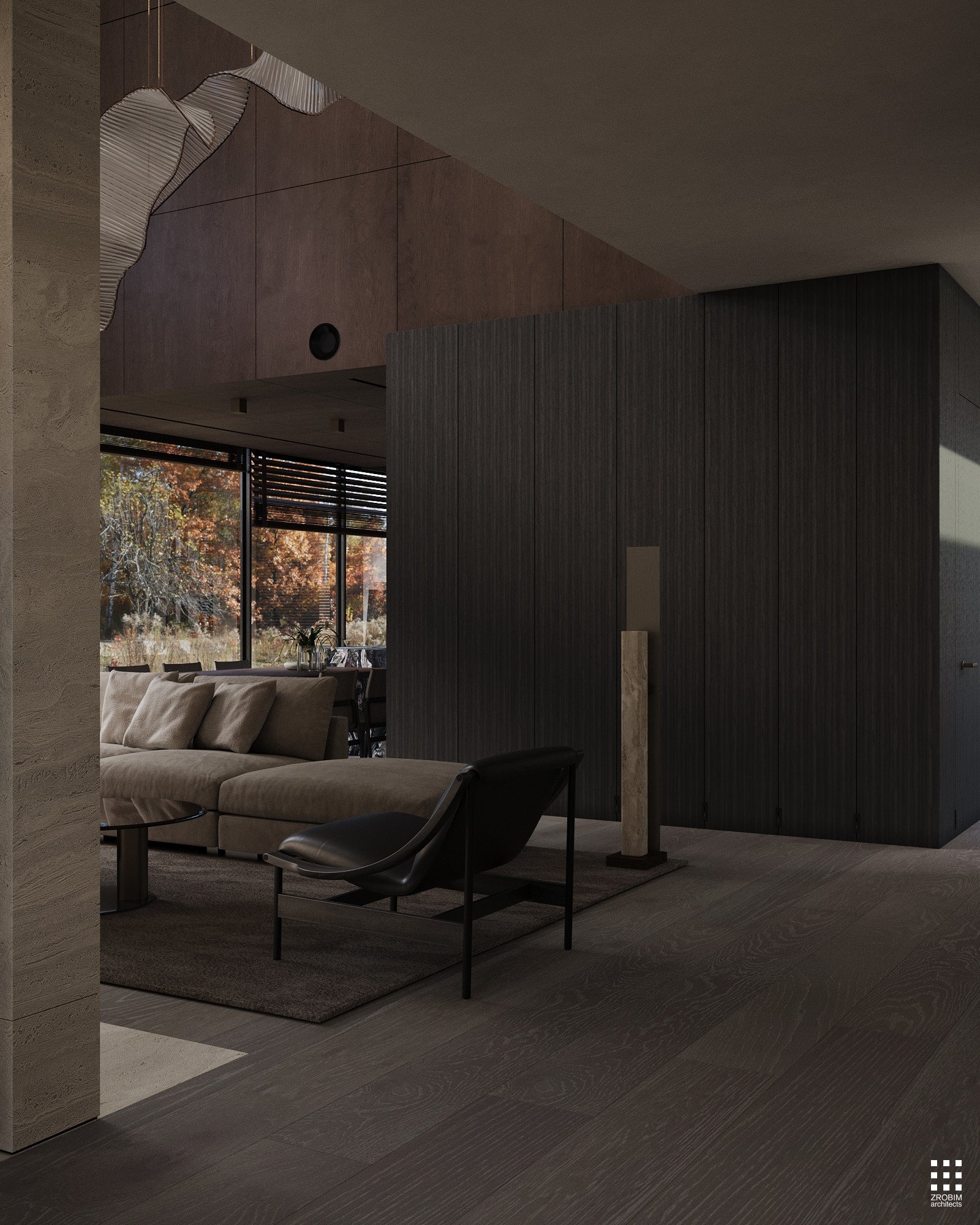 Дизайн дома AETHER HOUSE INTERIOR от «ZROBIM architects»