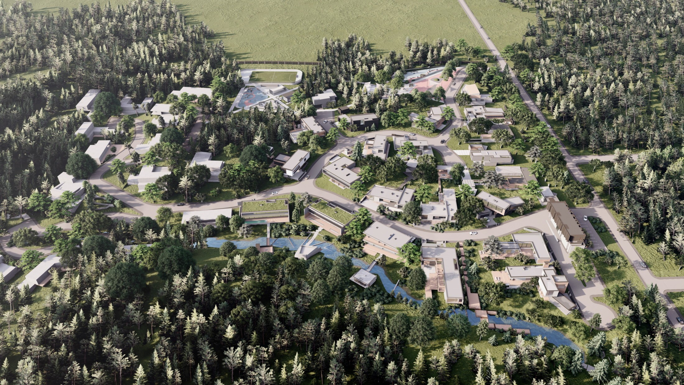 Премиальный поселок ЭКОПОЛИС ЭССЕНС